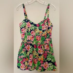 Lilly Pulitzer Gardenia Peplum Top